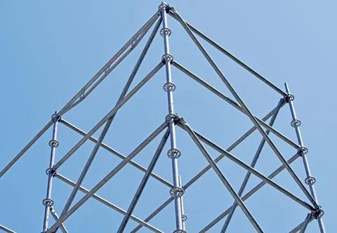 Metal structures of scene Stock Photos