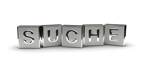 Metal Suche Text Stock Illustration
