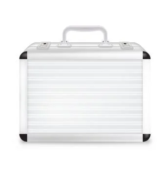 Metal suitcase Stock Illustration