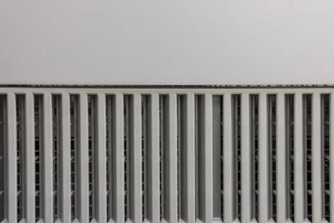 Metal surface with a grid at the bottom, background with copy space for text Stock Photos