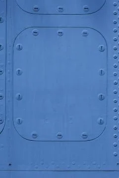 Metal surface with hatch Foto stock