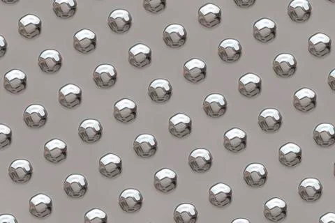 Metal surface with rivets Stock Illustration