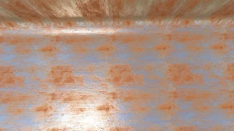 Metal Surface with Rusty Circular Patterns Close Texture Video stock 312973008