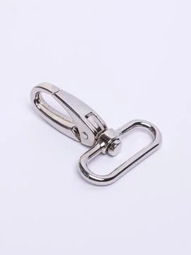 Metal swivel hook with D-ring pair variant eleven Stock Photos
