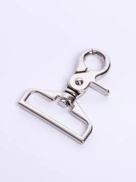 Metal swivel hook with D-ring pair variant seven Stock Photos