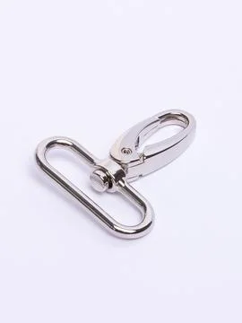 Metal swivel hook with D-ring pair variant nine Stock Photos