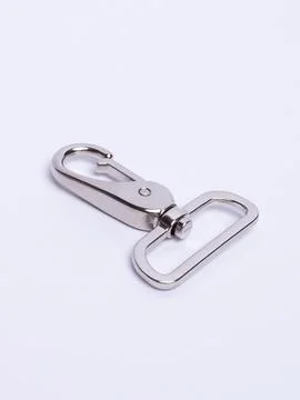 Metal swivel hook with D-ring pair variant five Stock Photos