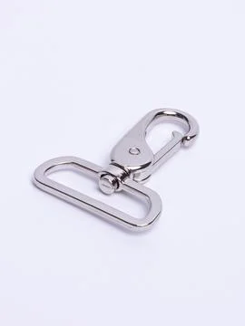 Metal swivel hook with D-ring pair variant four Stock Photos
