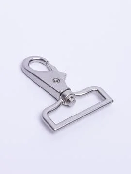 Metal swivel hook hardware single variant Stock Photos