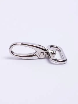 Metal swivel hook hardware single variant two Stock Photos