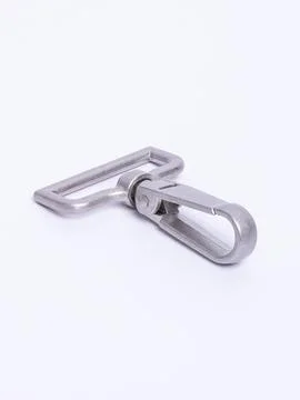 Metal swivel hook hardware single variant three Stock Photos