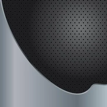 Metal template with texture. Stock Illustration