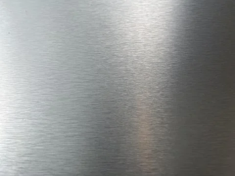 Metal texture background with linear surface patterns Stock Photos