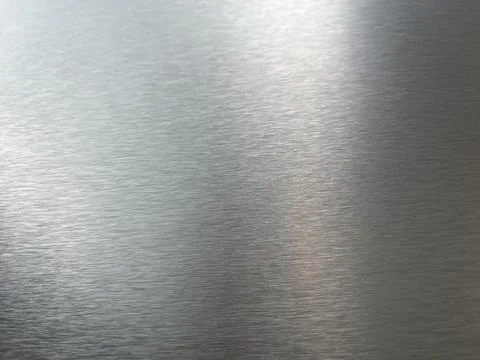 Metal texture background with linear surface patterns Stock Photos