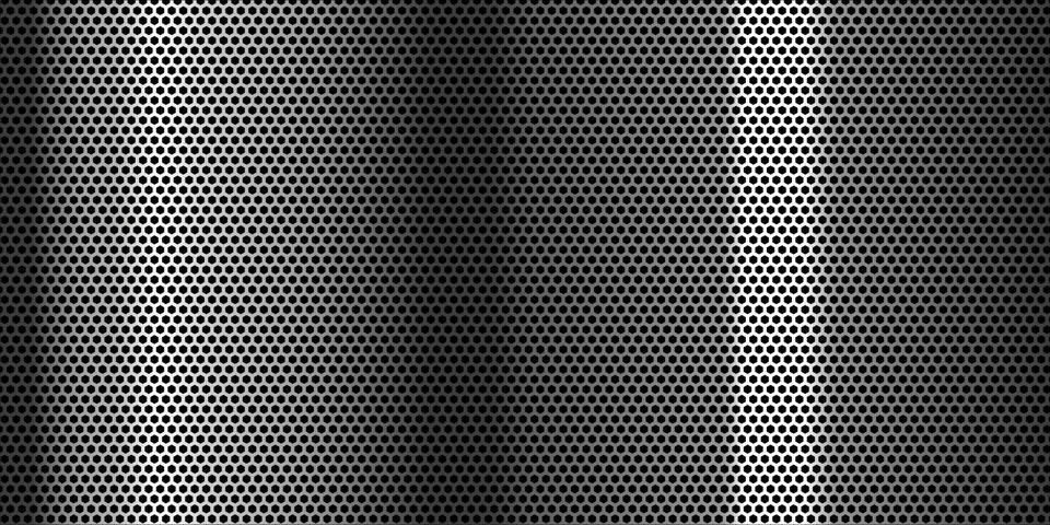 Metal texture banner Stock Illustration