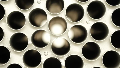 Metal texture with holes Vídeo Stock 128912177