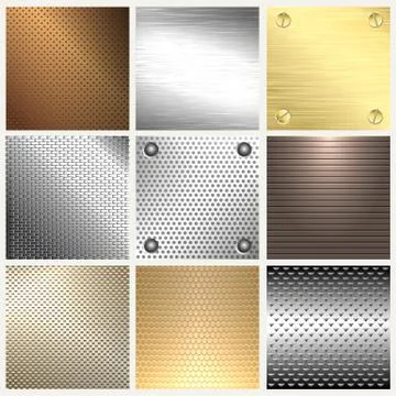 Metal  texture Stock Illustration