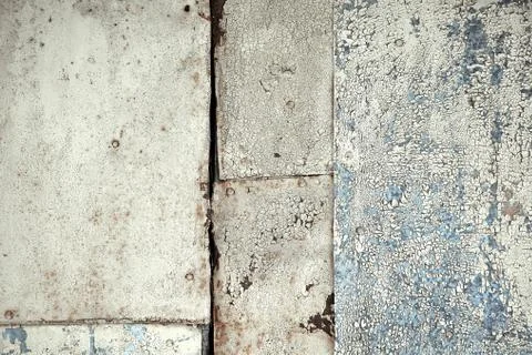 Metal texture with metal patchwork. cold shades. iron background, copy space 库存照片