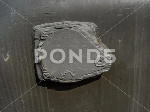 Metal texture of military equipment of protective color Stock Photos