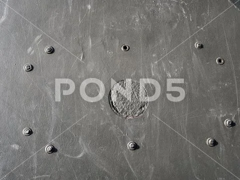 Metal texture of military equipment of protective color Stock Photos