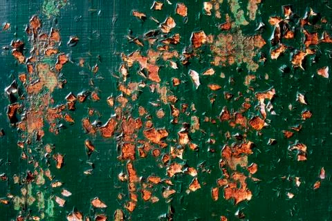 Metal Texture Painted Rust Layers Foto stock
