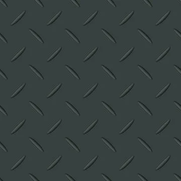 Metal texture seamless pattern with sample in swatches panel. Steel surface b Stock Illustration