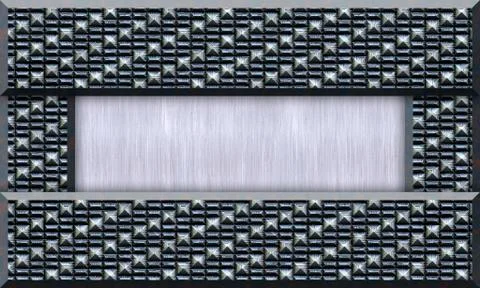 Metal textured background. Stock Illustration