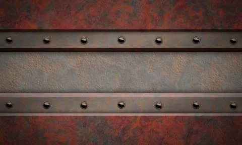 Metal textured background. Stock Illustration