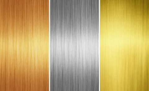 Metal textures Stock Illustration
