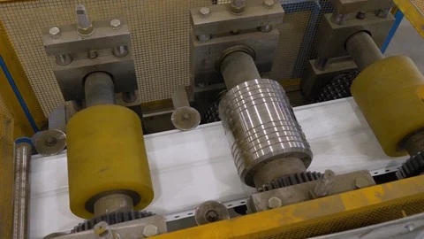 Metal tile factory Stock Footage 94911084