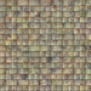 Metal tiles Stock Illustration