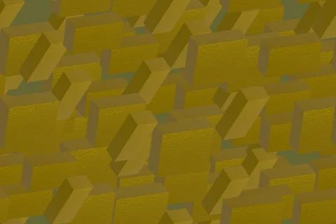 Metal Tiles Seamless Pattern, 3D Illustration Background Illustrazione stock