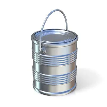 Metal tin can Illustration