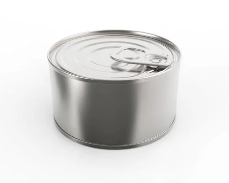 Metal tin can Stock Illustration