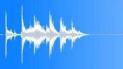 Metal Tonal Plate Hit and Movement 11 Sound Effect
