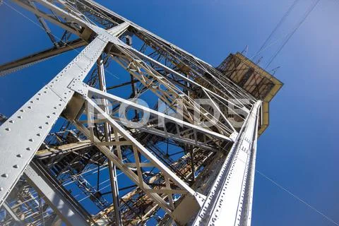 Metal tower. Stock Photos