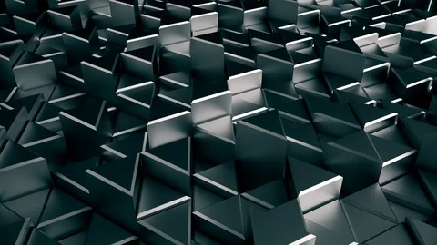 Metal Triangle Loop 3 Stock Footage 102396652