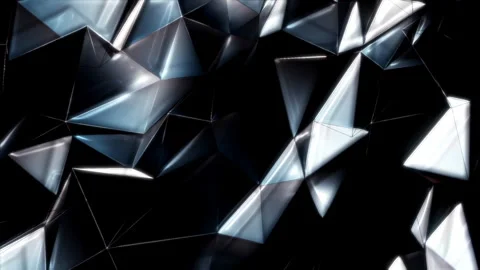 Metal Triangles Stock Footage 282865305