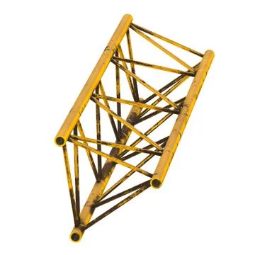 Metal truss girder element 스톡 일러스트