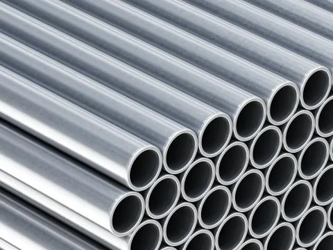 Metal tubes Stock Illustration