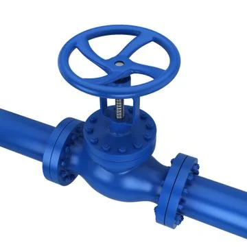 Metal valve Illustrazione stock