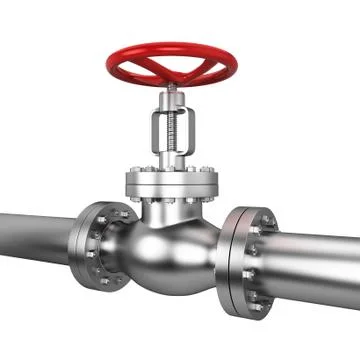 Metal valve Stock Illustration