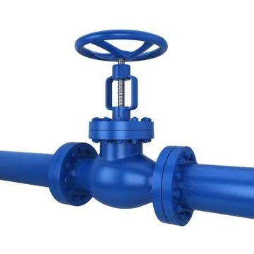 Metal valve Stock Illustration