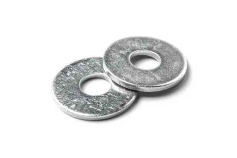 Metal washers Stock Photos