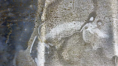 Metal water current splashes air Stock Footage 252188800