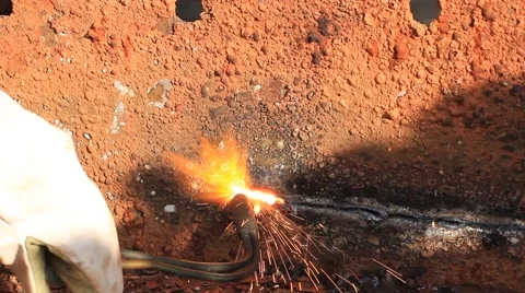 Metal welding Stock Footage 52734899