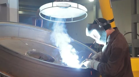 Metal welding Stock Footage 68416639
