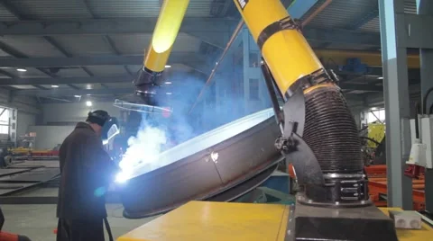 Metal welding Stock Footage 68416660