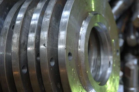 Metal wheels Stock Photos