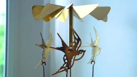 Metal wind bell Stock Footage 131431925